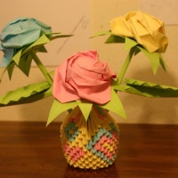 incredible origami flower set by Jenny